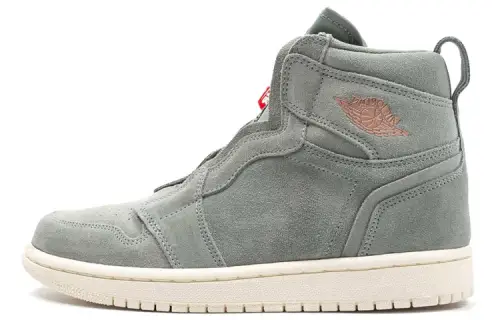 Jordan Air Jordan 1 Vintage Basketball Shoes Women's High Top Gray