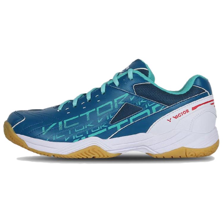 VICTOR Slip Resistant Badminton Shoes Unisex Green Blue