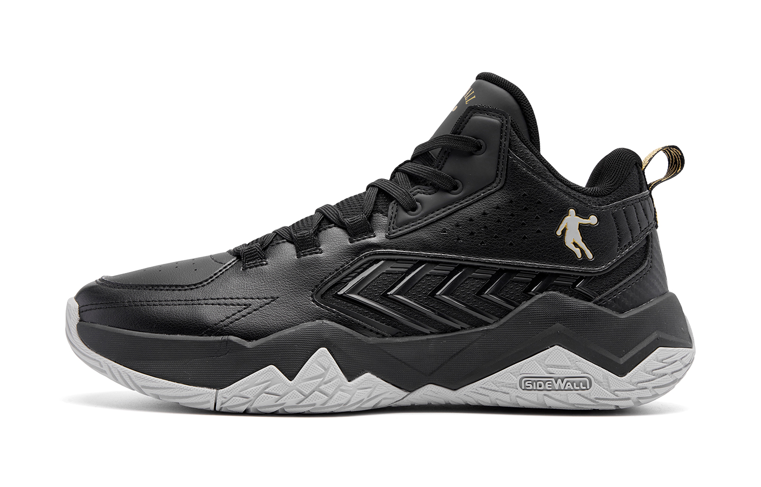 QIAODAN City Hero Mid top Basketball Shoes Men’s Black