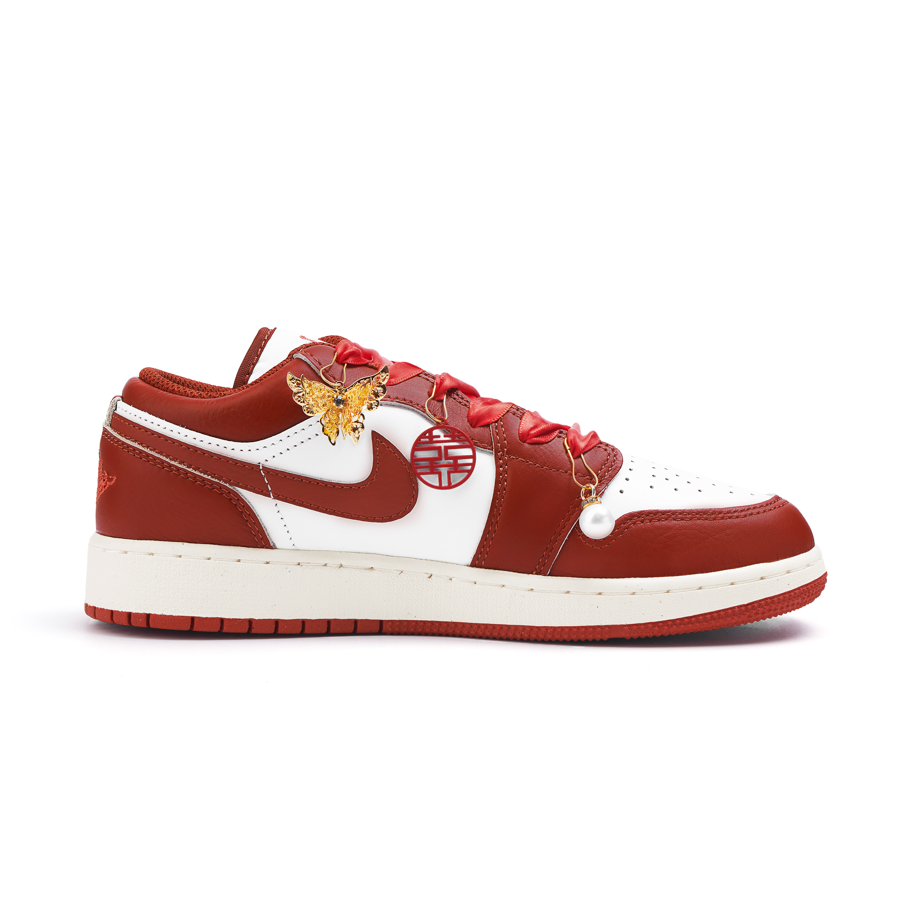 Jordan Air Jordan 1 Low top Vintage Basketball Shoes Women’s Red