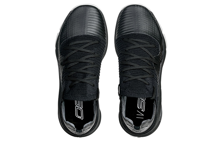 Мужские кроссовки Under Armour Curry 4 Low (черные) — фото 4