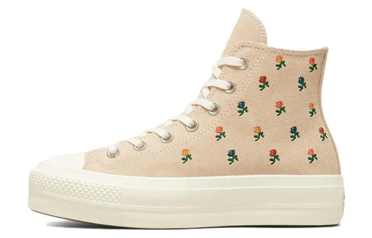 Chuck Taylor All Star Wmns Converse Lift Platform High 'Embroidered Roses' Women's