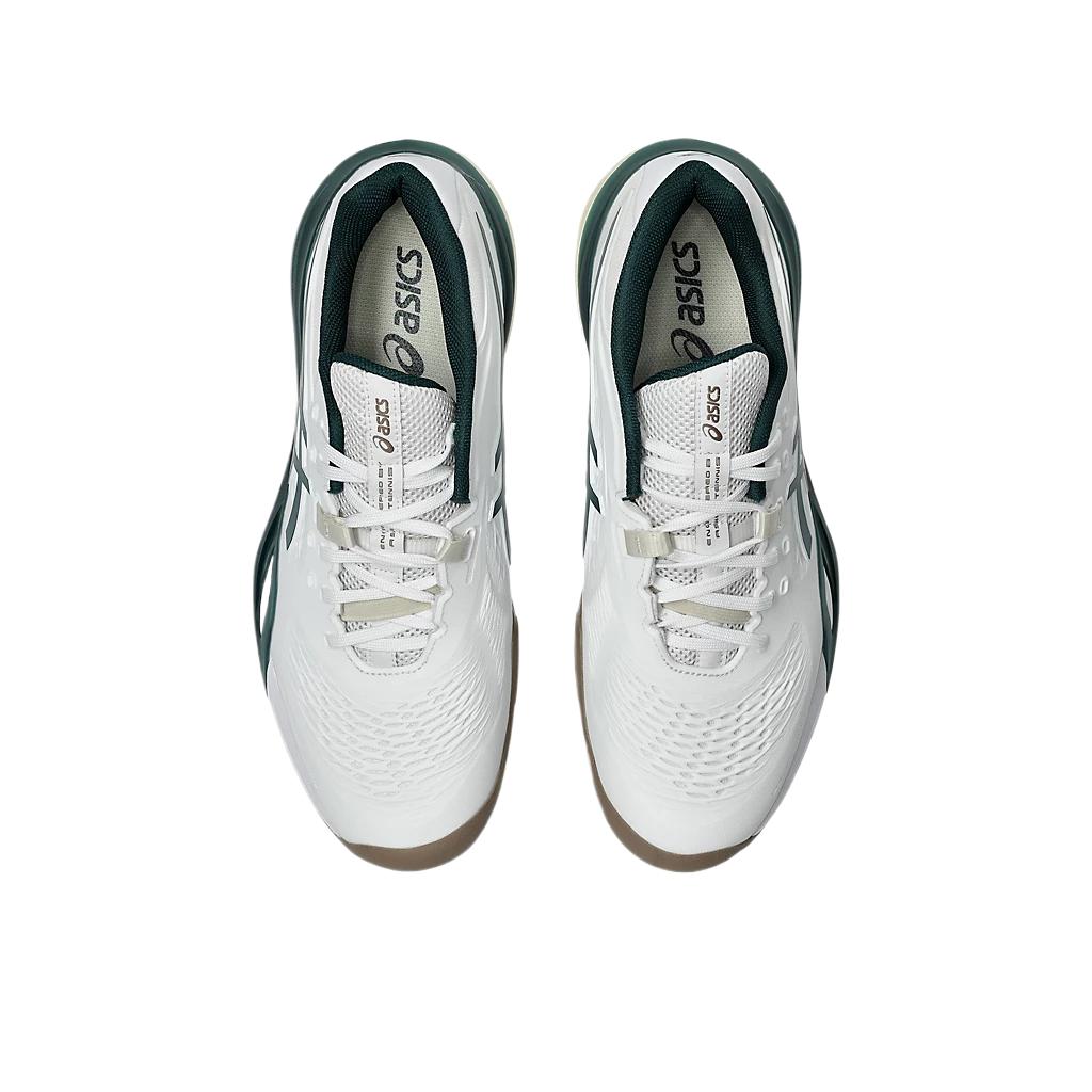 ASICS Gel Resolution X White Saxon Green