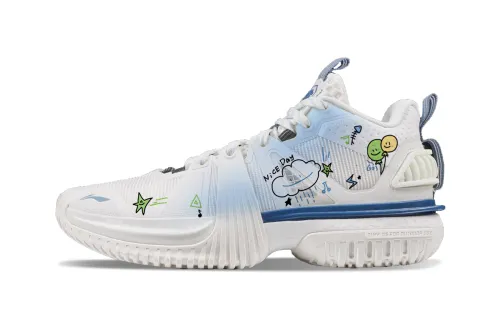 Li Ning Storm 2024 Slip Resistant Abrasion Resistant Slip Resistant Abrasion Resistant Low top Basketball Shoes Men's