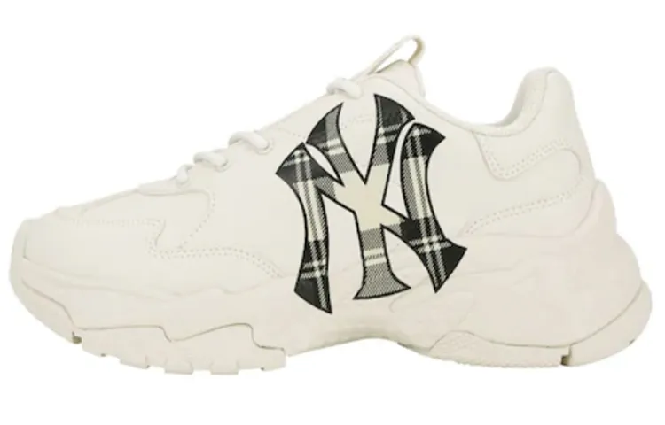 MLB Big Ball Chunky New York Yankees Vintage Abrasion Resistant Lightweight Height Increasing Low top Chunky Sneakers