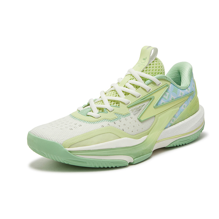 361° BIG3 6.0 Cushioning Slip Resistant Abrasion Resistant Coverage Low top Basketball Shoes Men’s Fig Green
