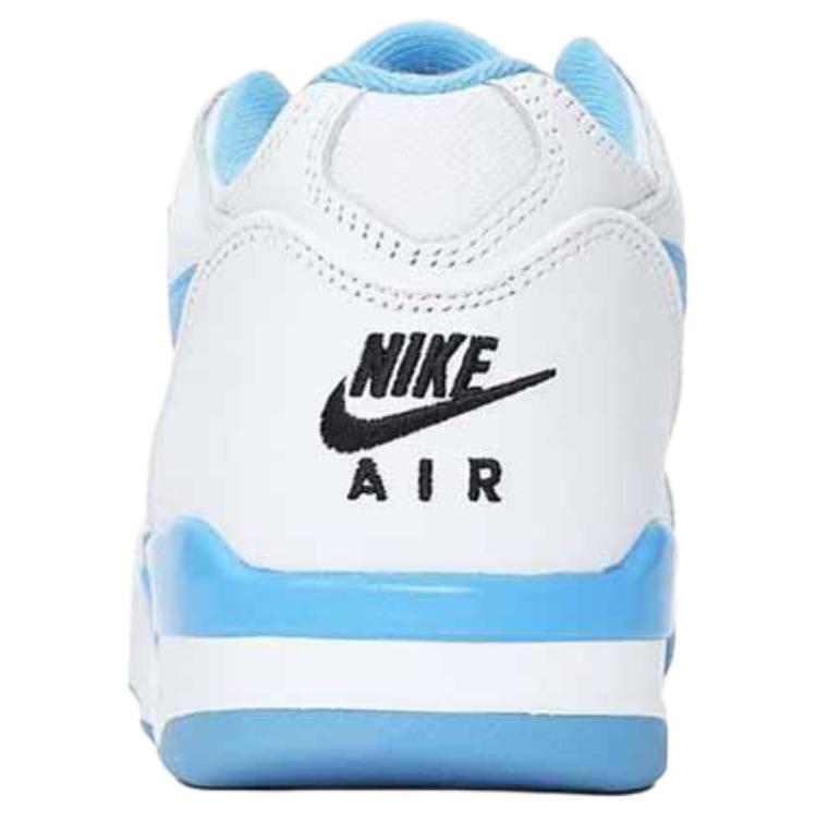 Nike Air Flight 89 Comfortable Slip Resistant Abrasion Resistant Low top Basketball Shoes Men’s White Blue