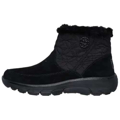 Martha Stewart x Skechers Relaxed Fit Comfortable Short Snow Boots Women's Black