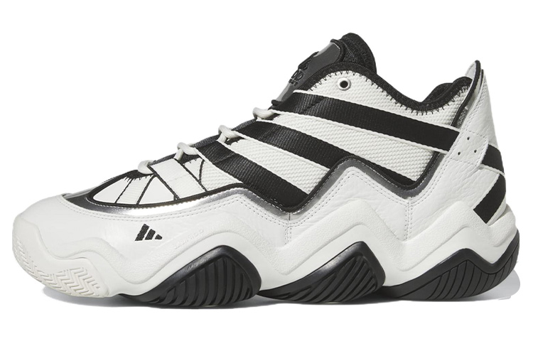 Adidas Top Ten 2010 Wide ‘White Black Silver’