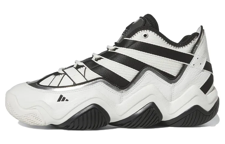 Adidas Top Ten 2010 Wide 'White Black Silver'