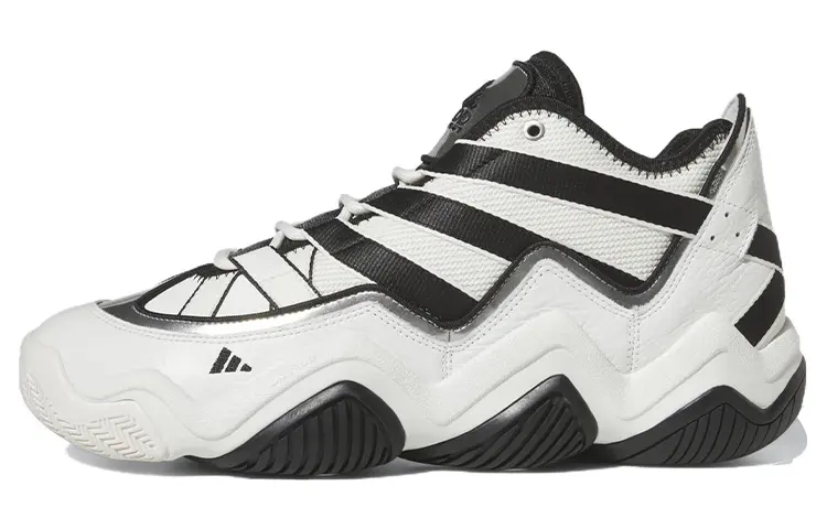 Adidas Top Ten 2010 Wide 'White Black Silver'