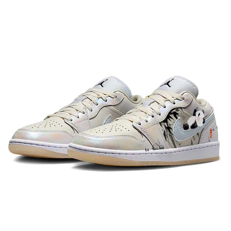 Jordan Air Jordan 1 Vintage Basketball Shoes Women’s Low Top White/Brown