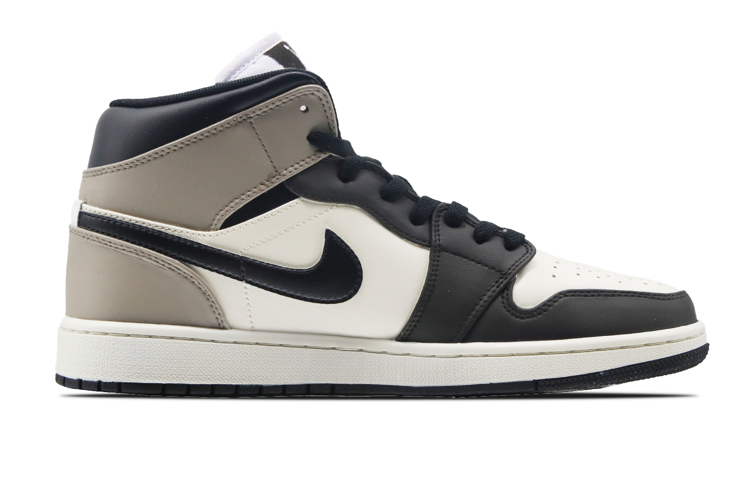 Jordan Air Jordan 1 Vintage Basketball Shoes Women’s Mid Top Black/Brown