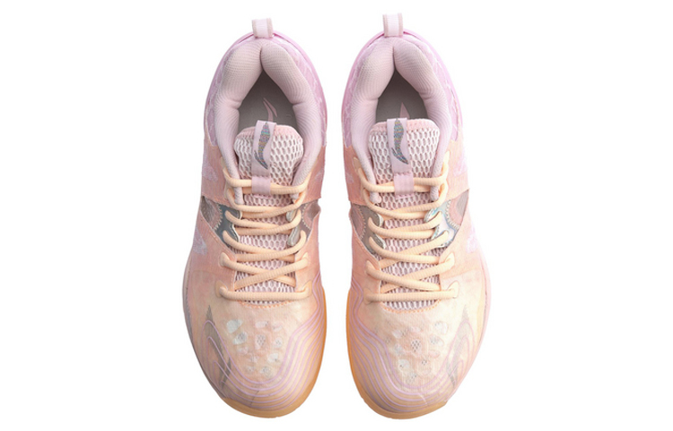 Li Ning Comfortable Cushioning Slip Resistant Abrasion Resistant Breathable Support Rebound Low top Badminton Shoes