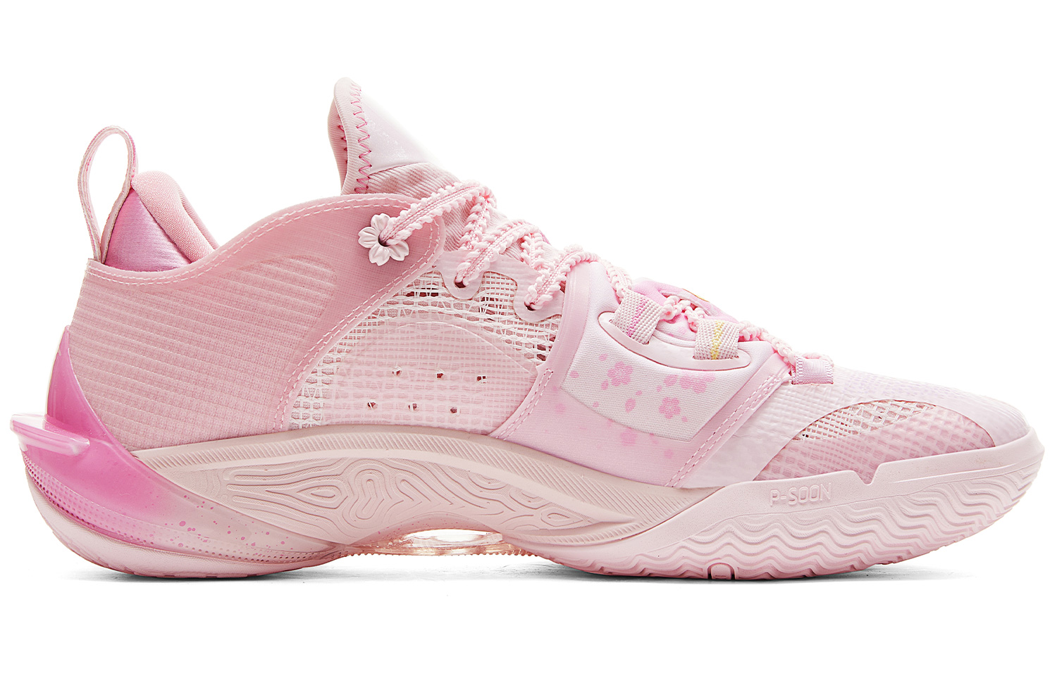 PEAK Flash 6 Taichi, Cherry Blossom Color Cushioning Abrasion Resistant Support Lightweight Anti Rollover Low top