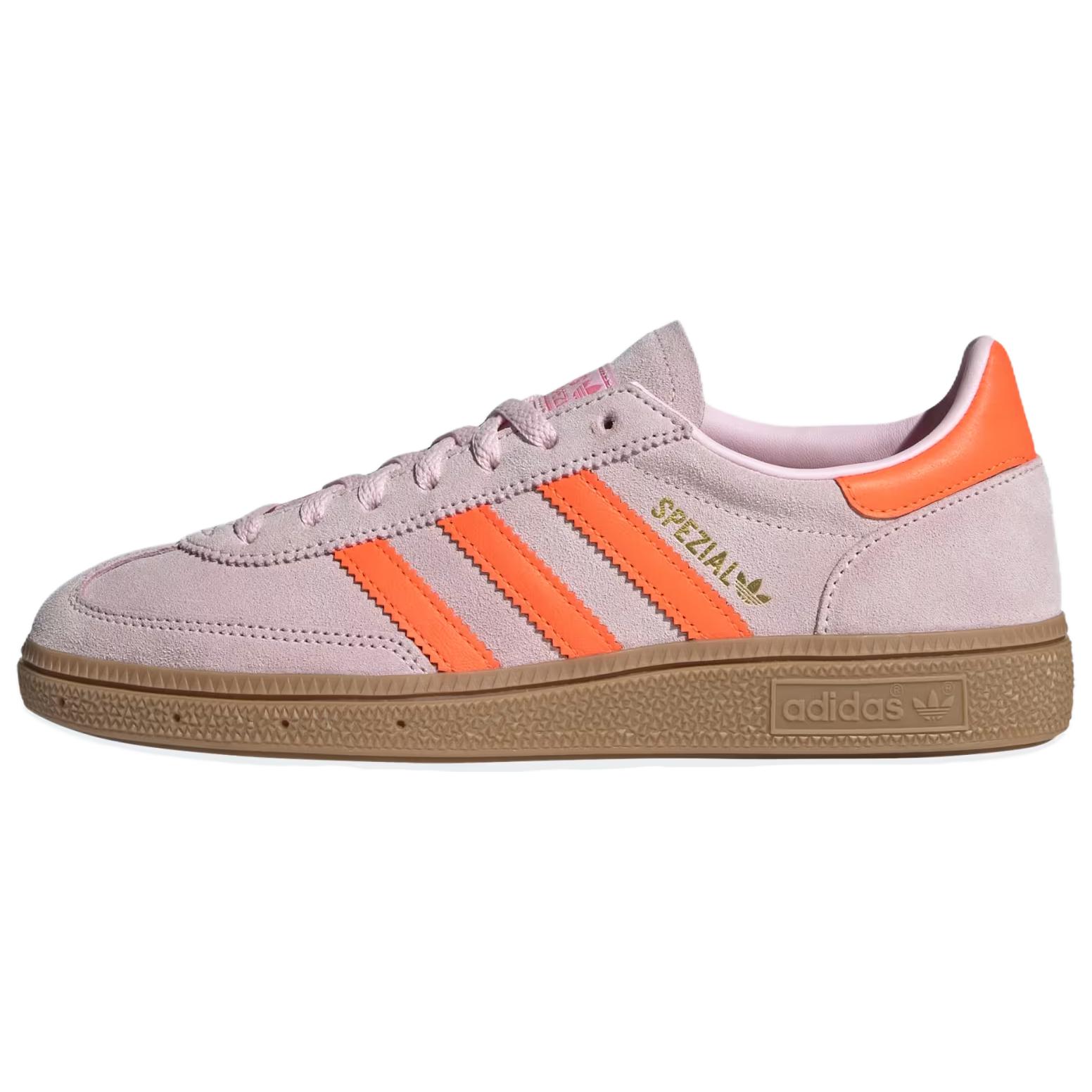 Adidas Originals HANDBALL SPEZIAL Comfortable Abrasion Resistant Abrasion Resistant Low top Training Shoes Women’s Pink