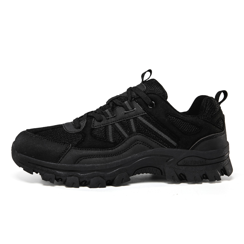 BAOZAOGONGYANG Cushioning Slip Resistant Abrasion Resistant Breathable Low top Mountaineering Hiking Shoes Unisex