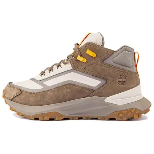 Timberland Motion Access Cushioning Waterproof Support Rebound Grip Mid top Hiking Shoes Men's Gray Brown