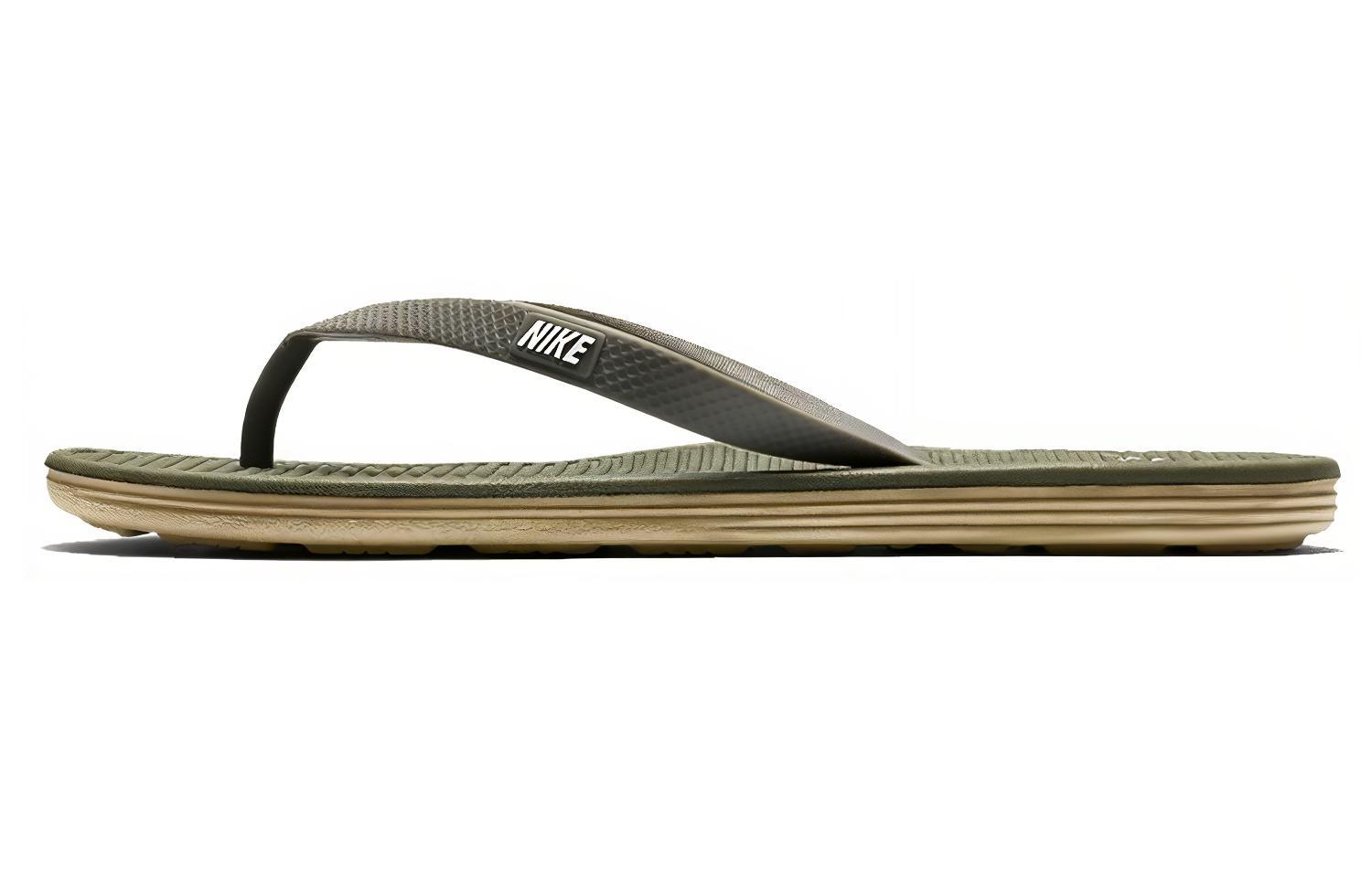 Nike Solarsoft Thong Green Slippers