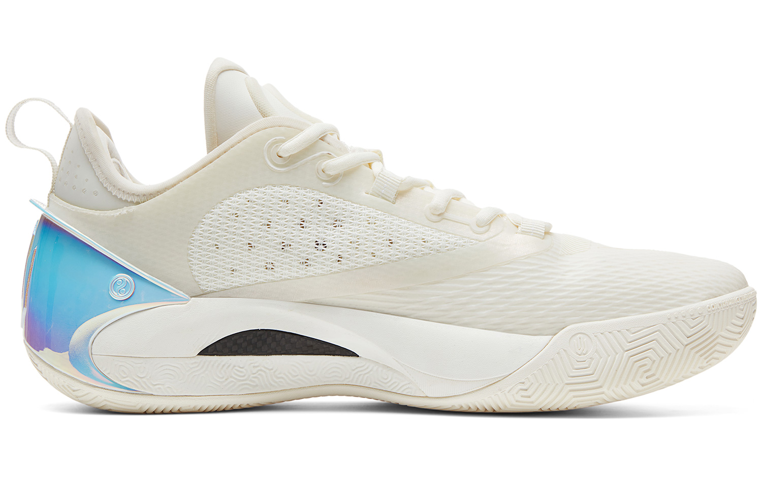 PEAK Wiggins AW2 Cushioning Abrasion Resistant Impact Resistant Rebound Basketball Shoes Men’s Beige, Timeless Colorway