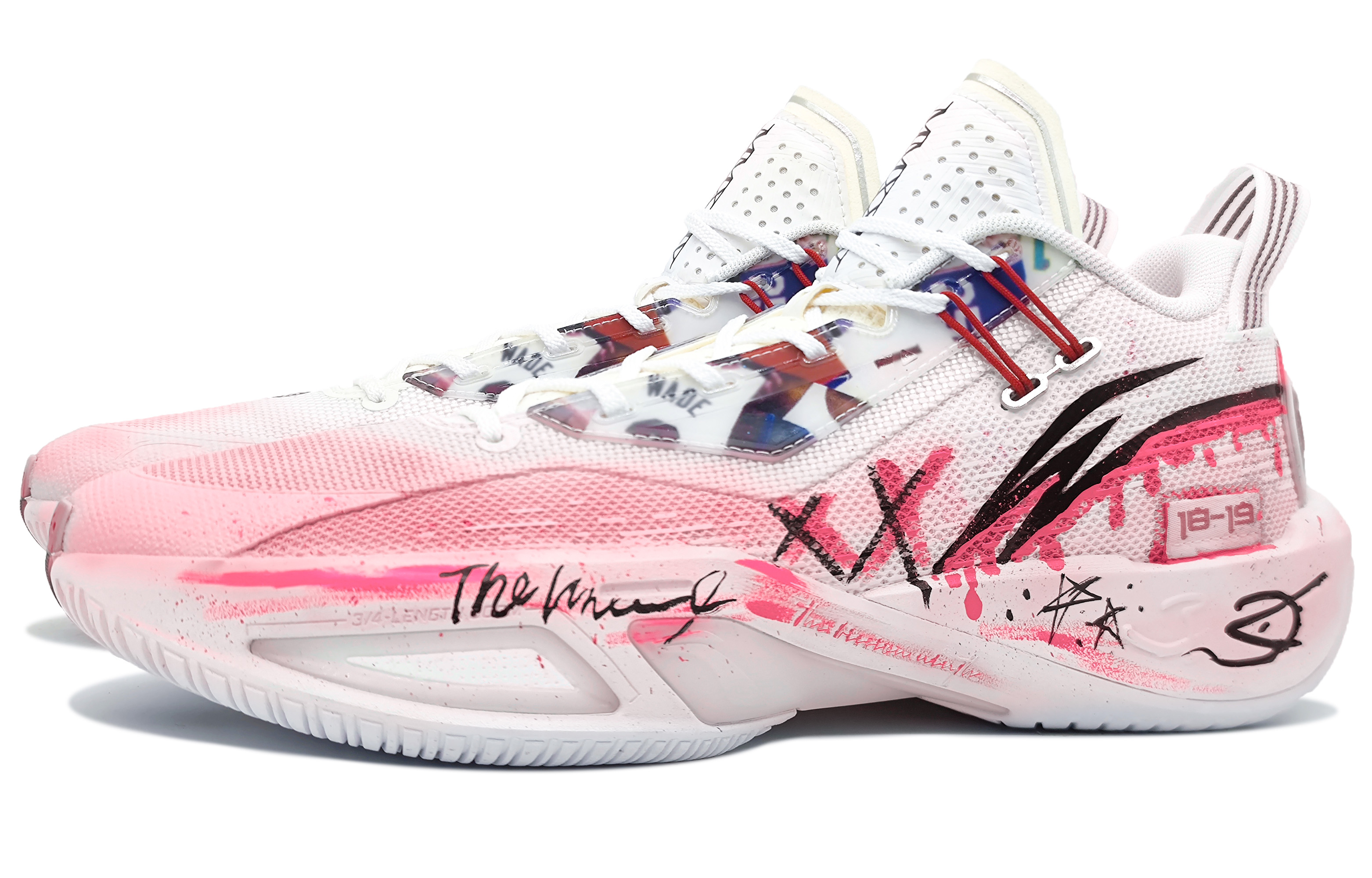 Li Ning Fission 9 Basketball Shoes Men’s Low Top Pink