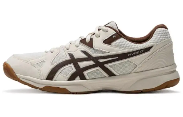 ASICS RIVRE CF Abrasion Resistant Low top Badminton Shoes Unisex Yellow Brown