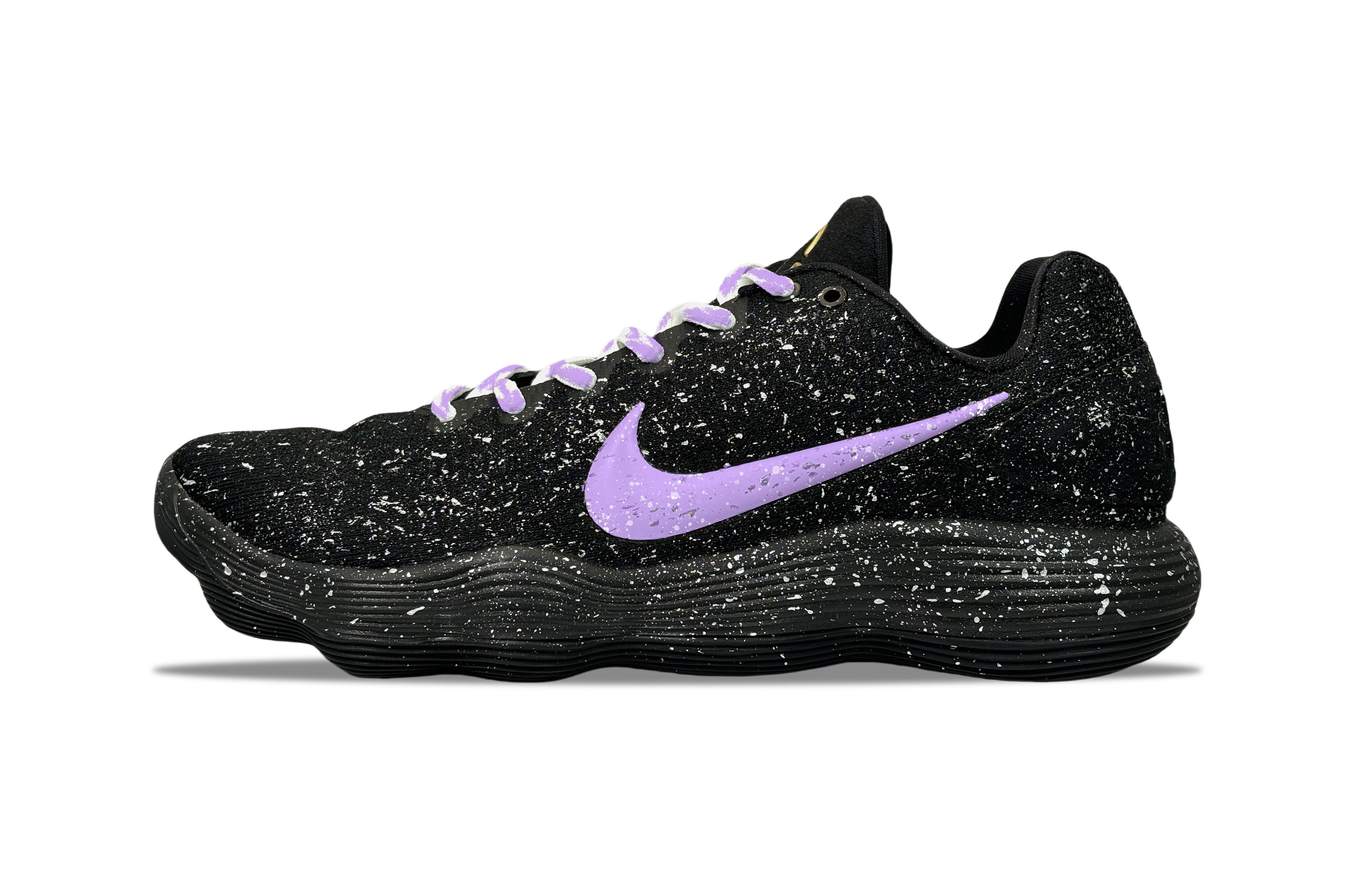 Nike Hyperdunk 2017 YDCC Purple Mist Baby’s Breath, Box Abrasion Resistant Low top Basketball Shoes Unisex Black Purple