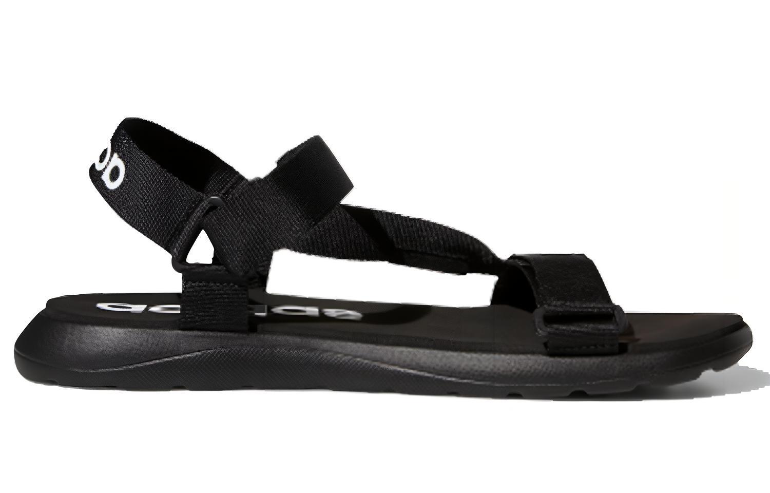 сандалии adidas neo Comfort Sandal (черно-белые) — фото 2