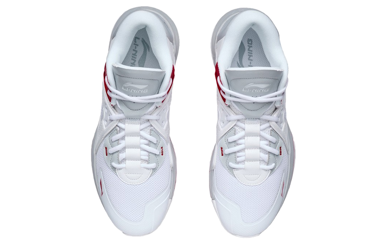 Li Ning Team Logos Emblem Textile, Synthetic Leather Cushioning Slip Resistant Abrasion Resistant Breathable Rebound