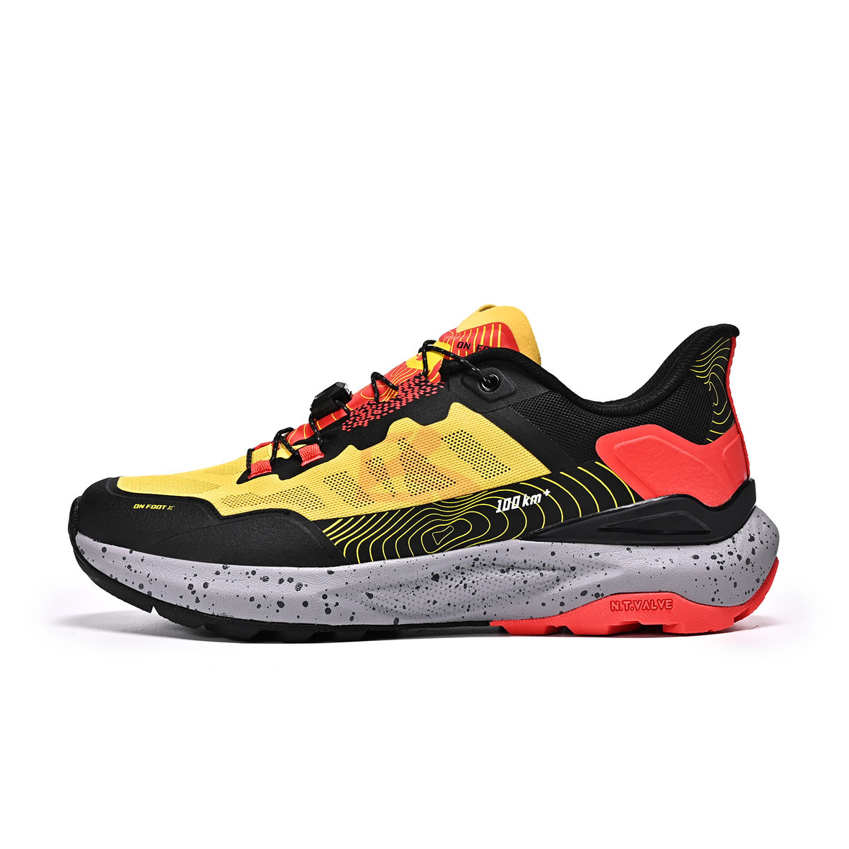 TUTU Slip Resistant And Abrasion Resistant Coverage Low top Hiking Shoes Men’s Bright Yellow
