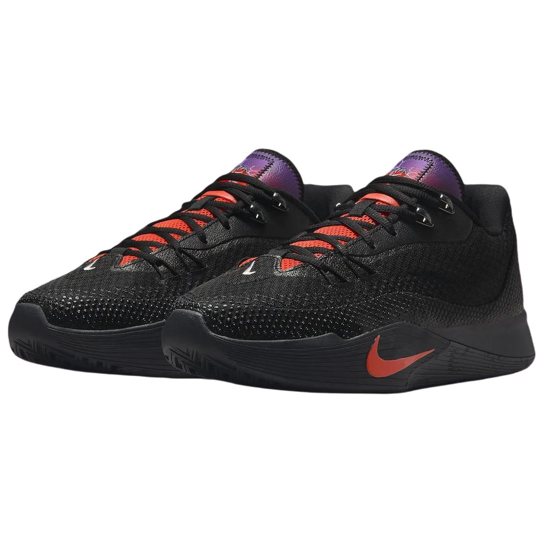 Nike S.T. Flare Comfortable And Lightweight Abrasion Resistant Low top Basketball Shoes Unisex Black