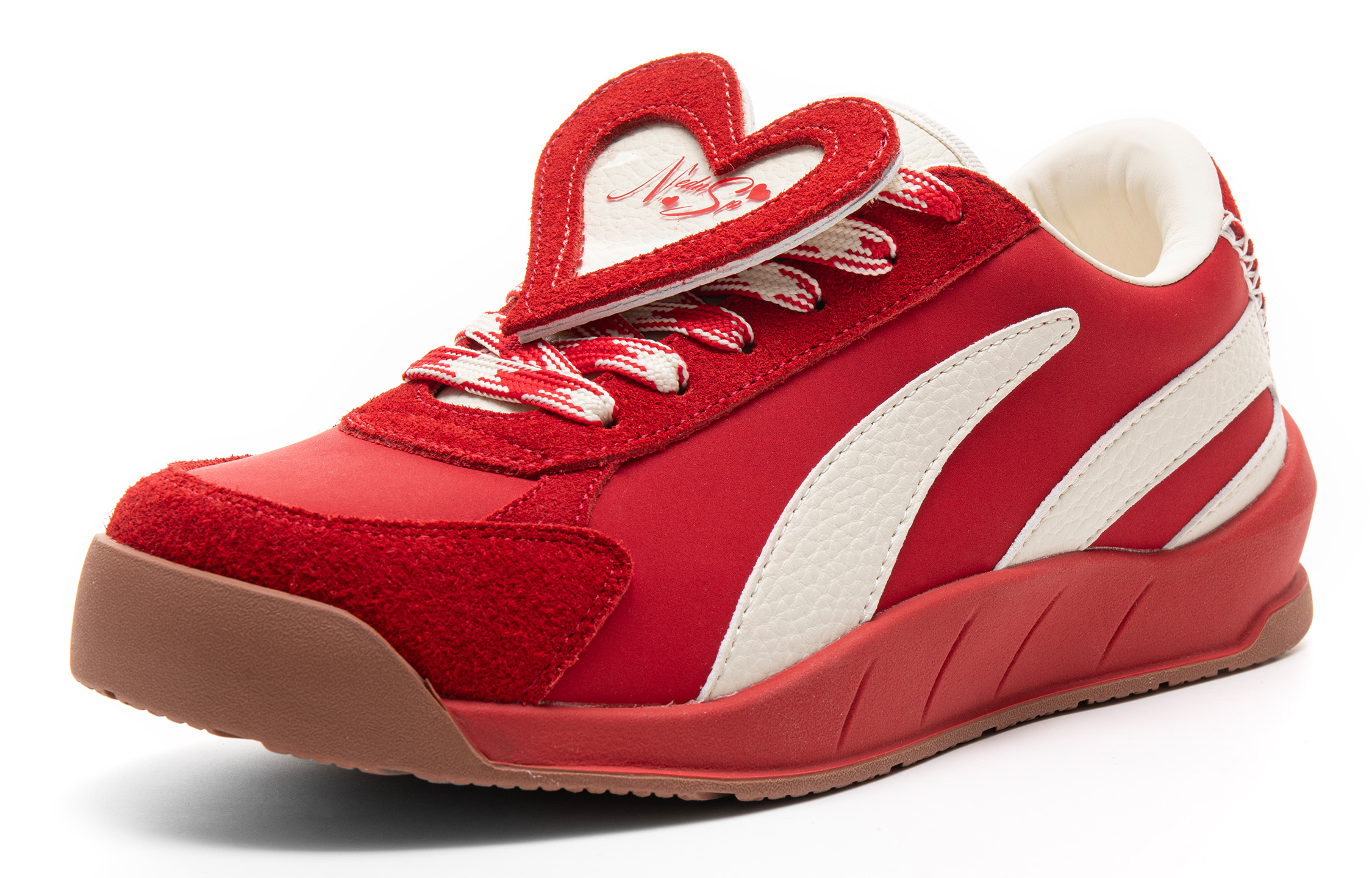 VEIDOORN Slip Resistant Abrasion Resistant Low top Casual Shoes Unisex Red