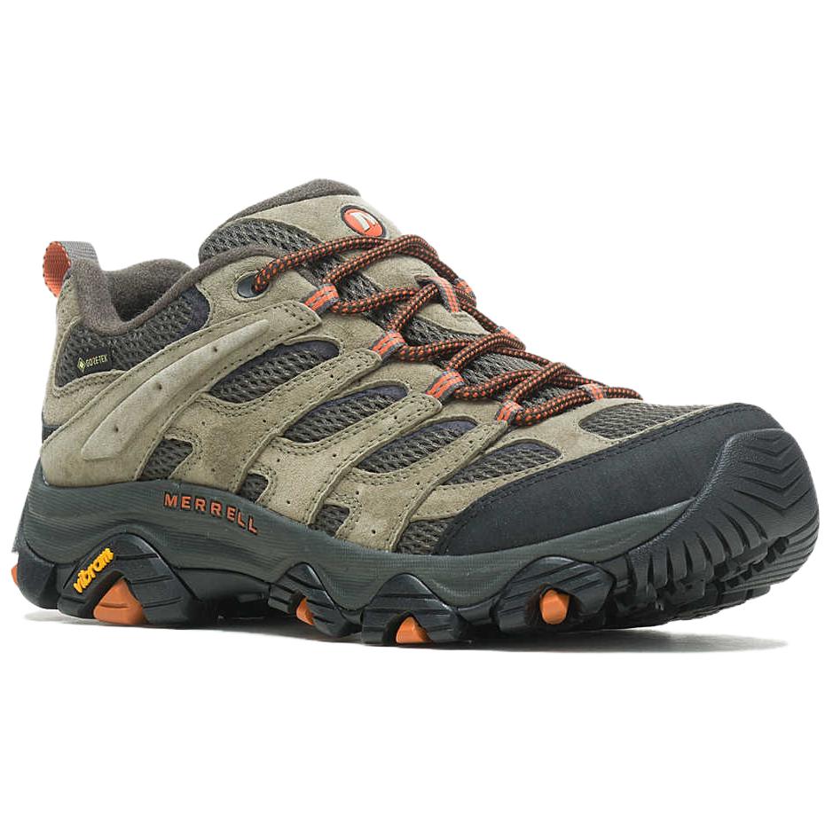 MERRELL Slip Resistant Abrasion Resistant Slip Resistant Abrasion Resistant Low top Hiking Shoes Men’s Olive