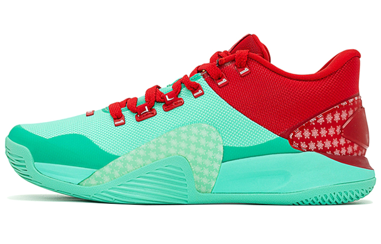 XTEP Lin Generation Low top Basketball Shoes Men’s Red Green