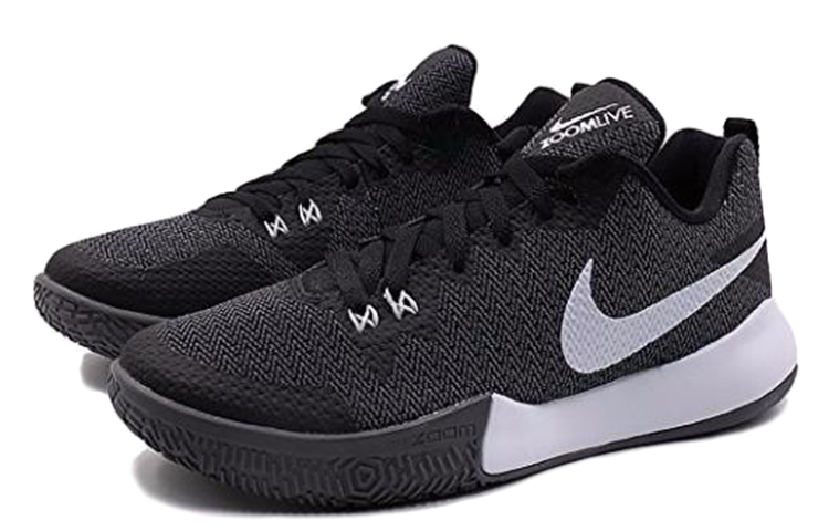Мужские кроссовки Nike Zoom Live 2 EP (черно-белые) — фото 2