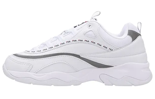 FILA Ray Tapey Tape Low Top Clunky Shoes White