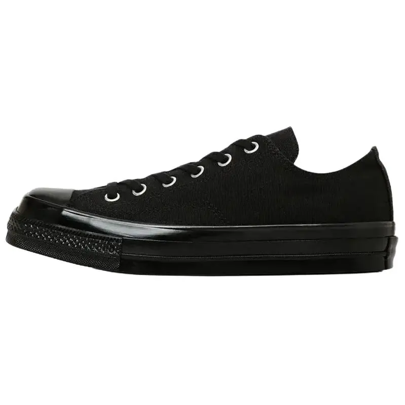 Converse All Star Comfortable And Lightweight Low top Canvas Shoes Unisex Black Japan Version