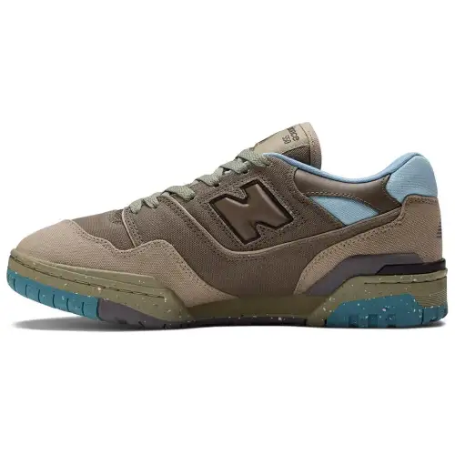 New Balance NB 550 Leather Low top Vintage Basketball Shoes Men's Brown