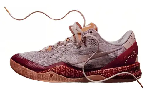 Nike Kobe 8 round toe lace-up non-slip wear-resistant low-top basketball shoes men's blue