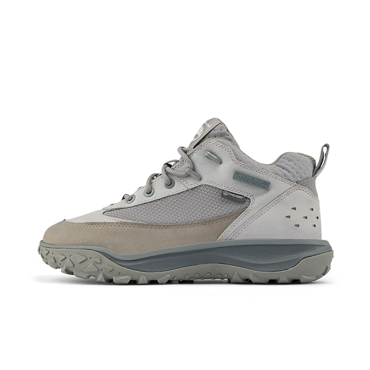 Timberland Motion 7 Outdoor Waterproof Lightweight Grip Mid top Mountaineering Hiking Shoes Men’s Medium Gray