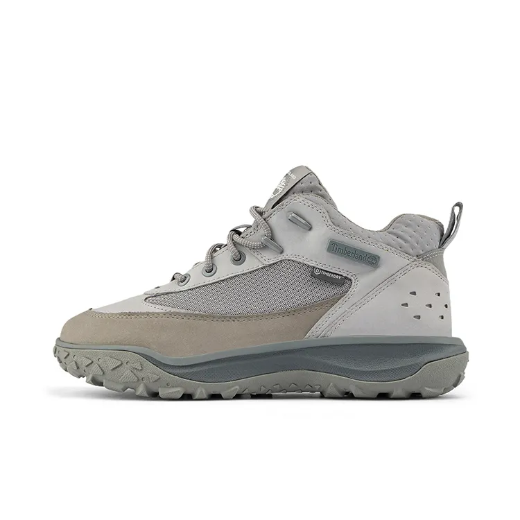 Timberland Motion 7 Outdoor Waterproof Lightweight Grip Mid top Mountaineering Hiking Shoes Men's Medium Gray