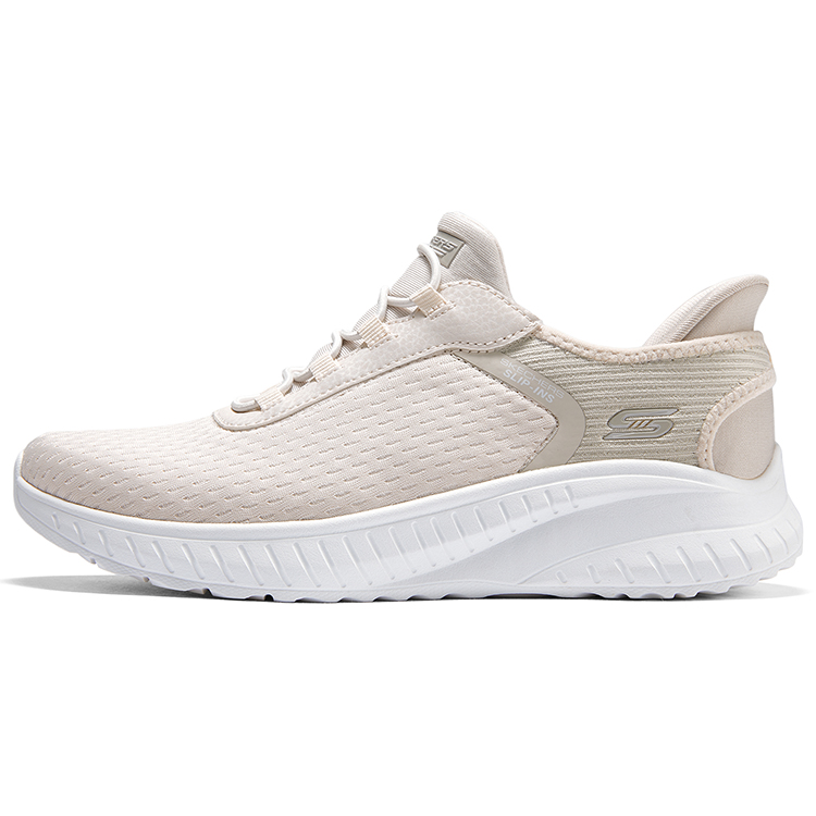 Skechers BOBS SQUAD CHAOS Abrasion Resistant Low top Walking Shoes Women’s White