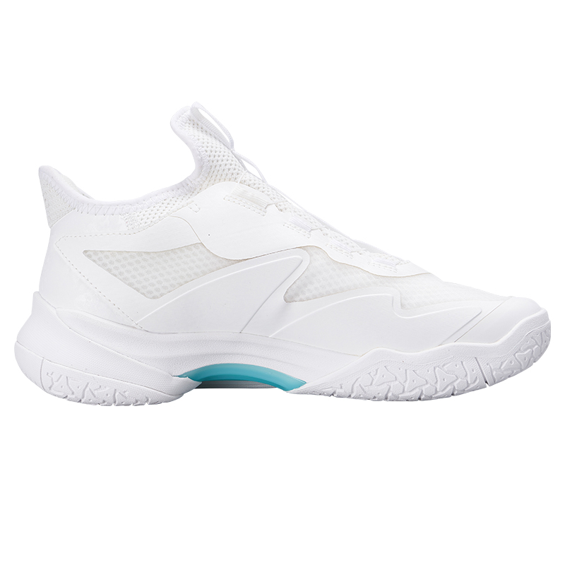 KUMPOO Badminton Shoes Unisex Low Top White
