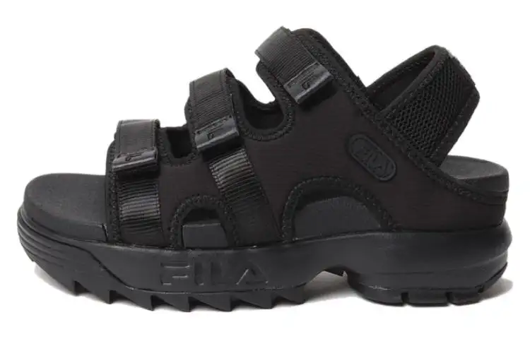 FILA Disruptor SD Sports Beach Sandals Unisex Black