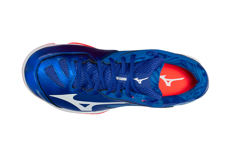 Mizuno Wave Claw Badminton Shoes Unisex Low Top Blue/White