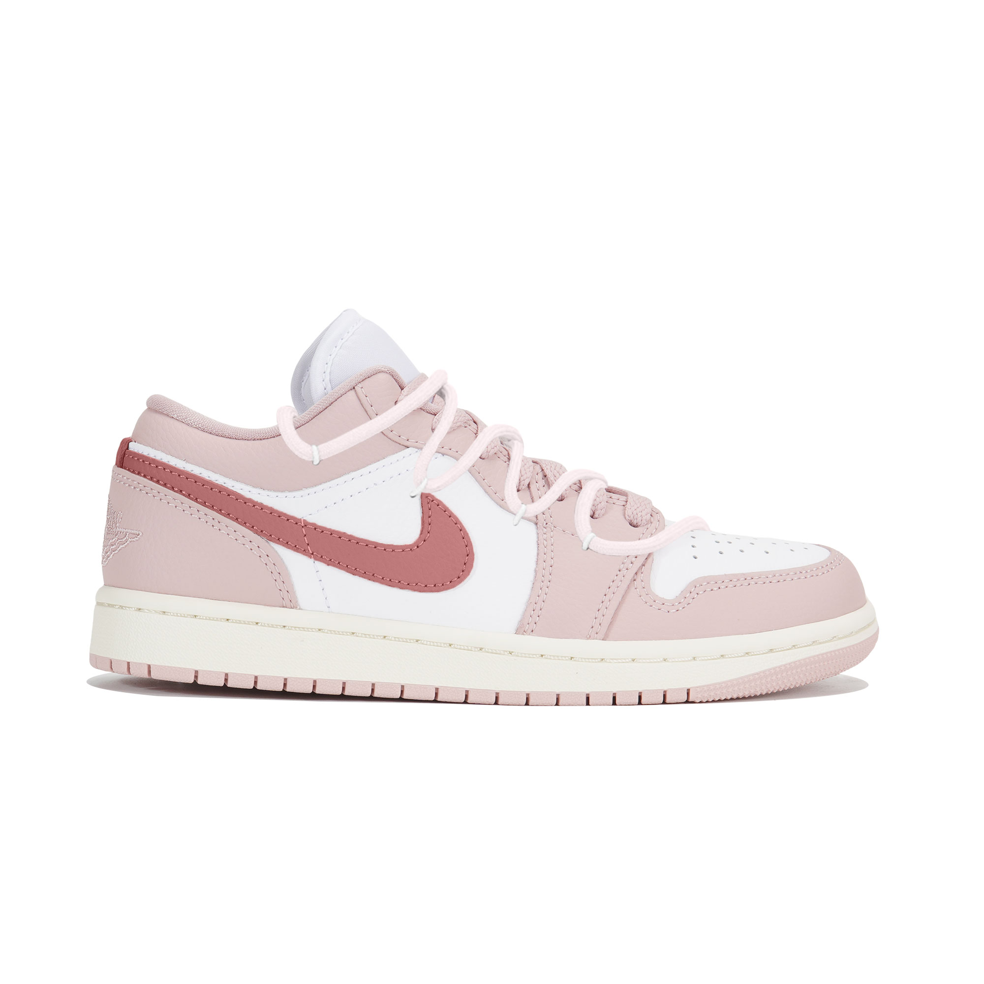 Jordan Air Jordan 1 Abrasion Resistant Abrasion Resistant Low top Vintage Basketball Shoes Women’s Pink White
