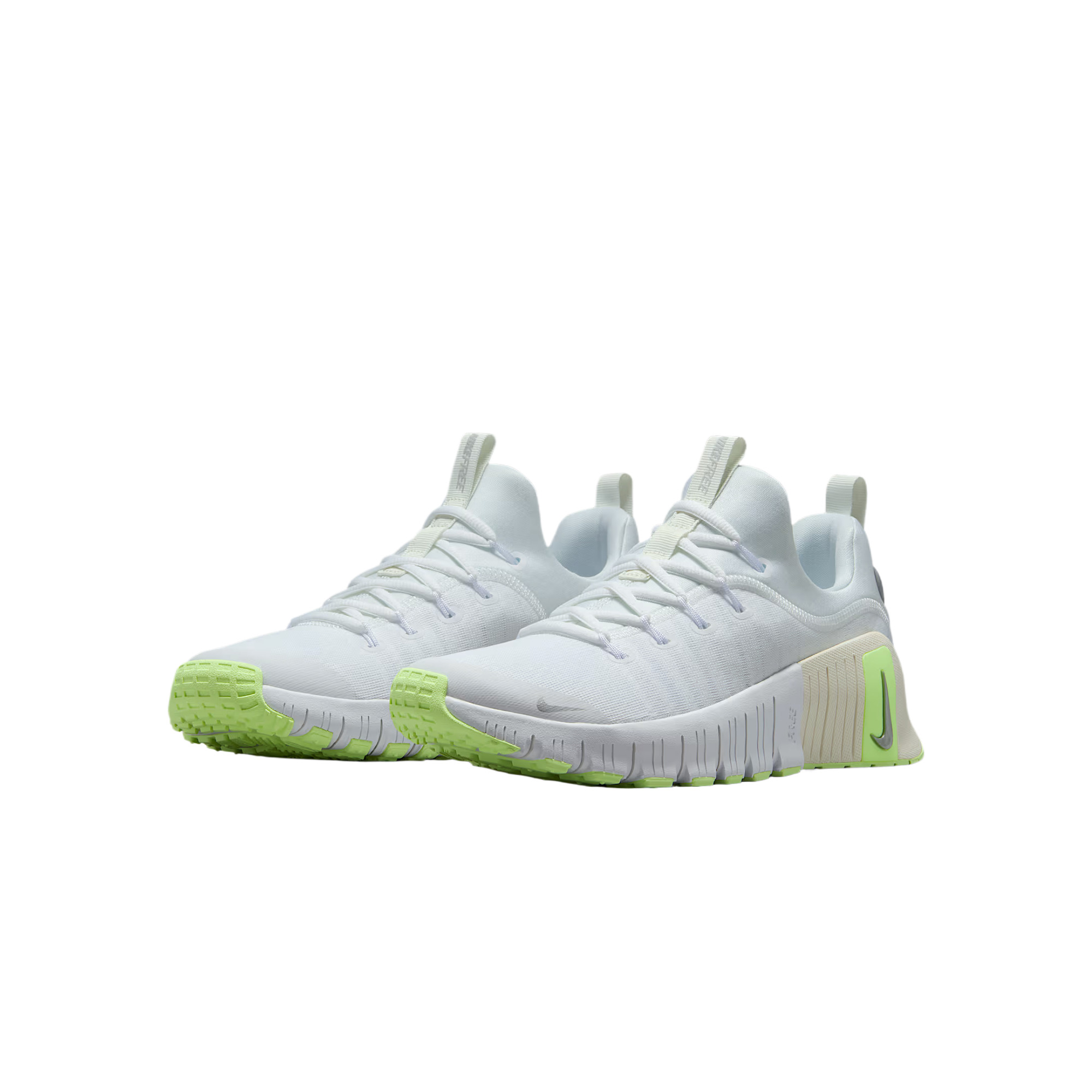 Nike Free Metcon 6 Cushioning Low top Training Shoes Women’s White Green