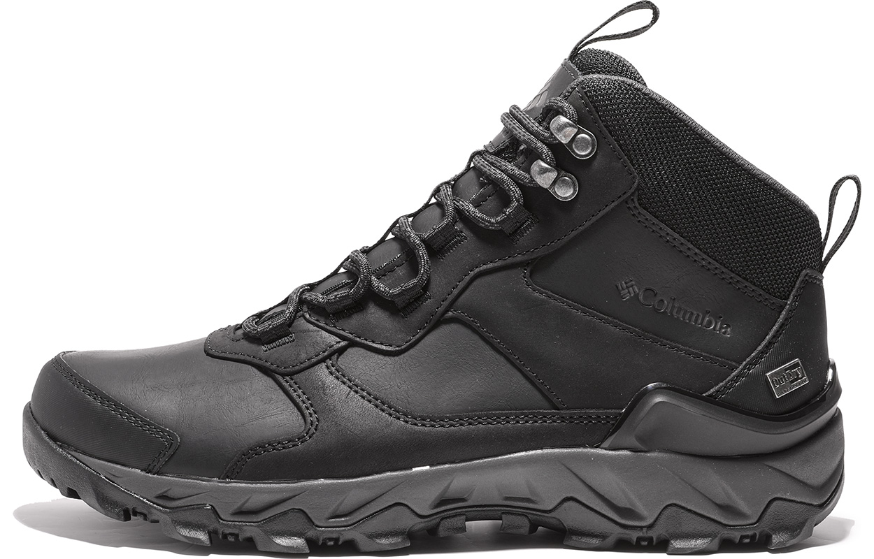 Columbia Colombia outdoor waterproof, non-slip, shock-absorbing and wear-resistant mid-cut hiking shoes for men, black