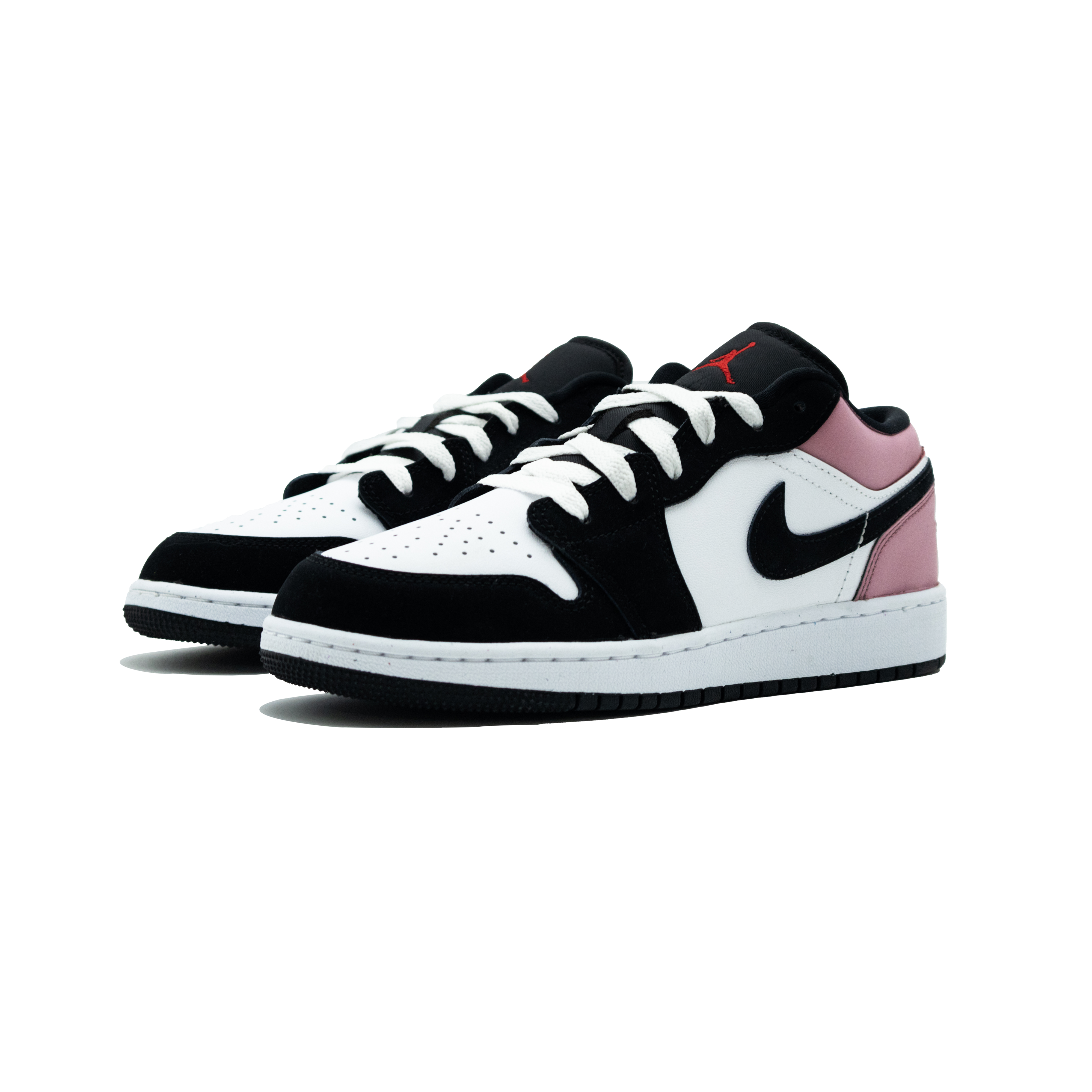 Jordan Air Jordan 1 ‘Dusk Pulse’ Abrasion Resistant Low top Vintage Basketball Shoes Unisex Black White Pink