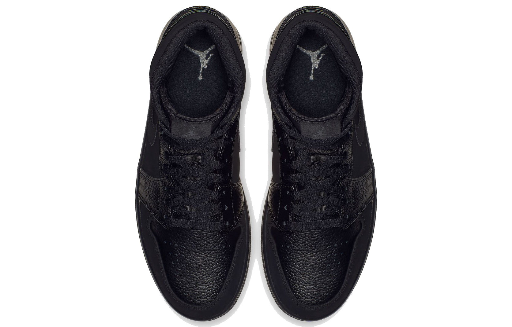 Jordan 1 Mid Black Dark Smoke Grey